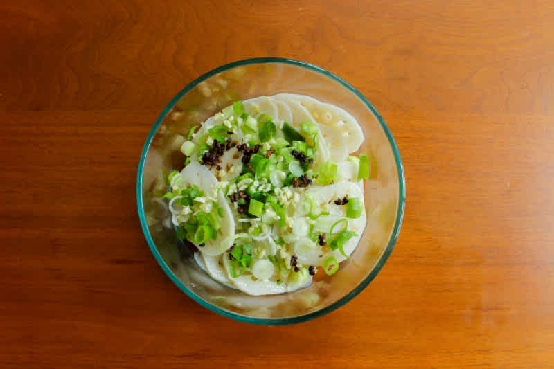 Peppercorn & Lotus Salad