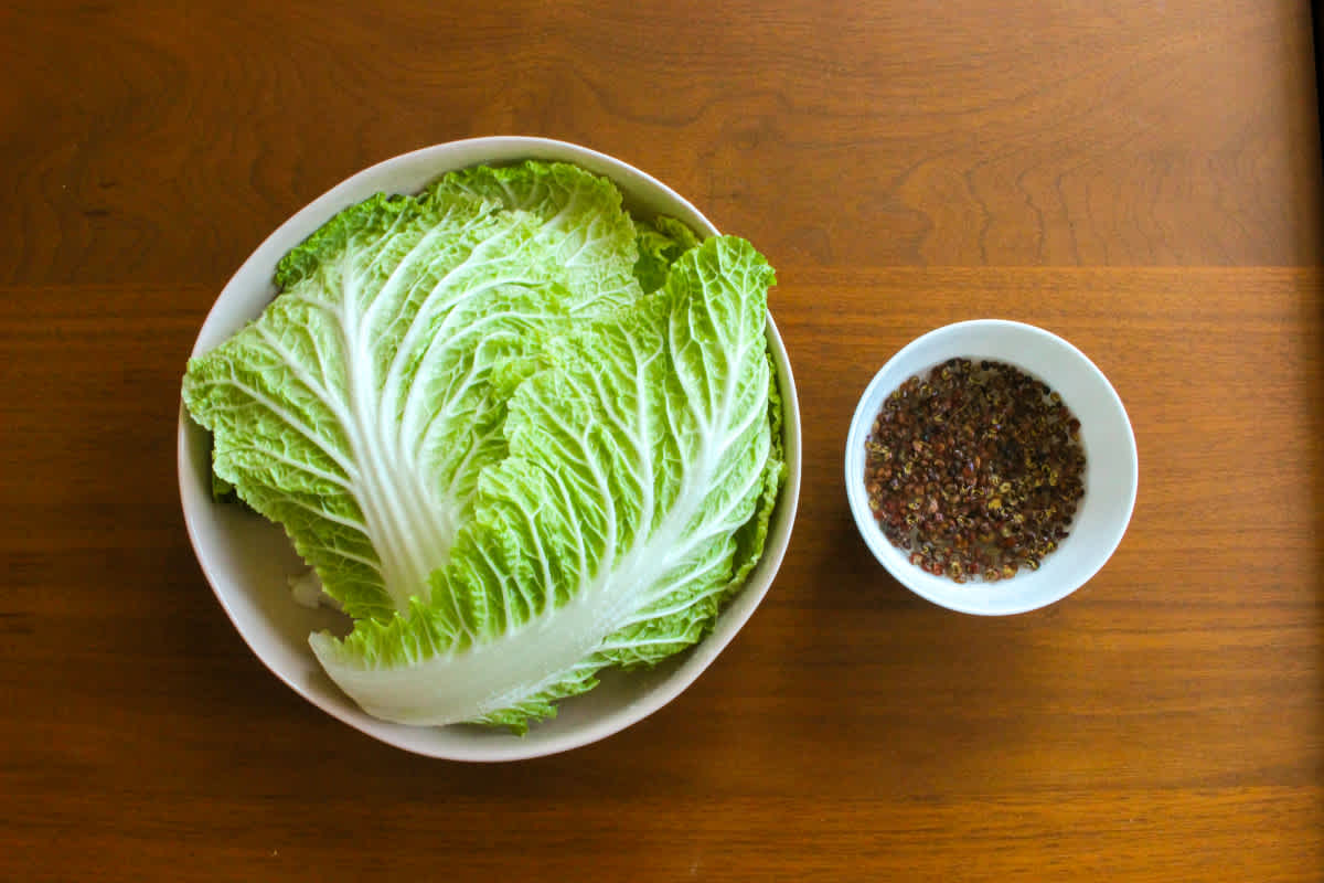 Cabbage and prickly ash
