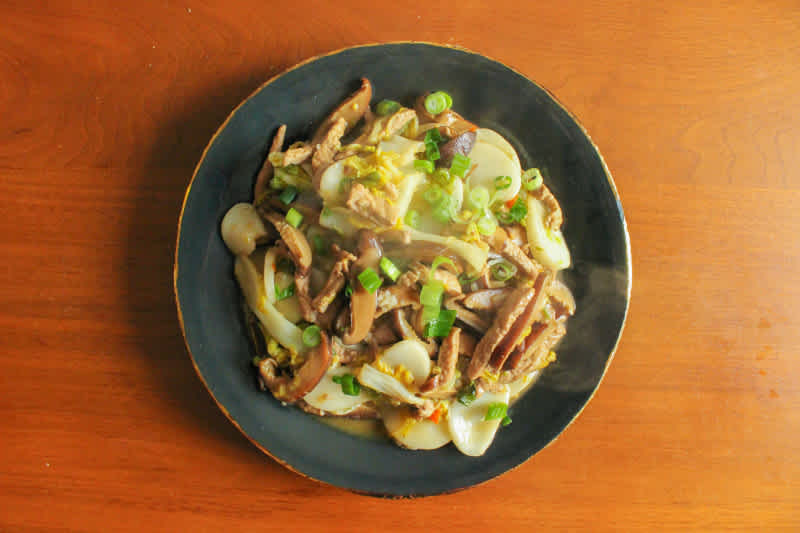 Rice cake dish