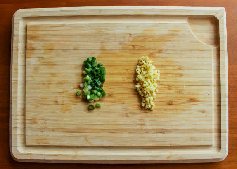 Green onion and ginger