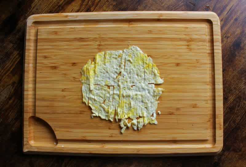 Shredded Egg Crepe