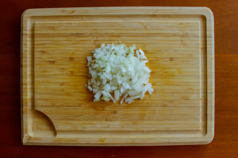 Diced onions