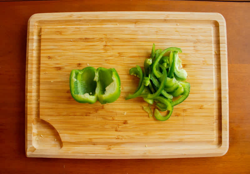 Shredded bell pepper