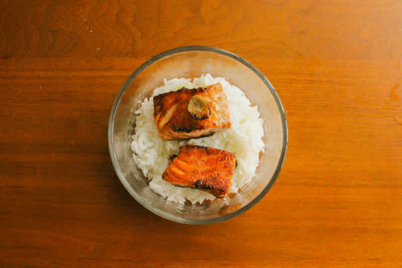 Salmon and rice