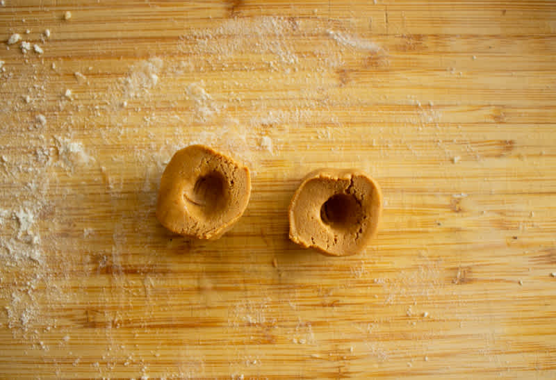 Peanut butter halves