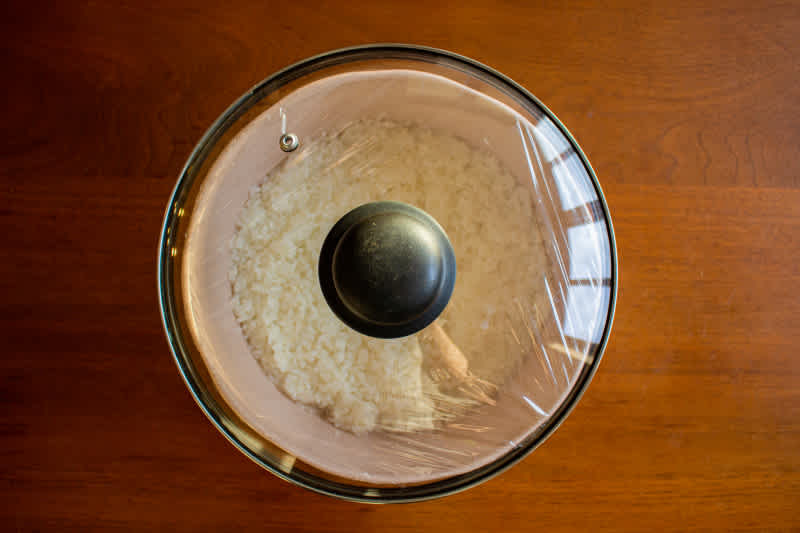 Covered Rice for Fermentation