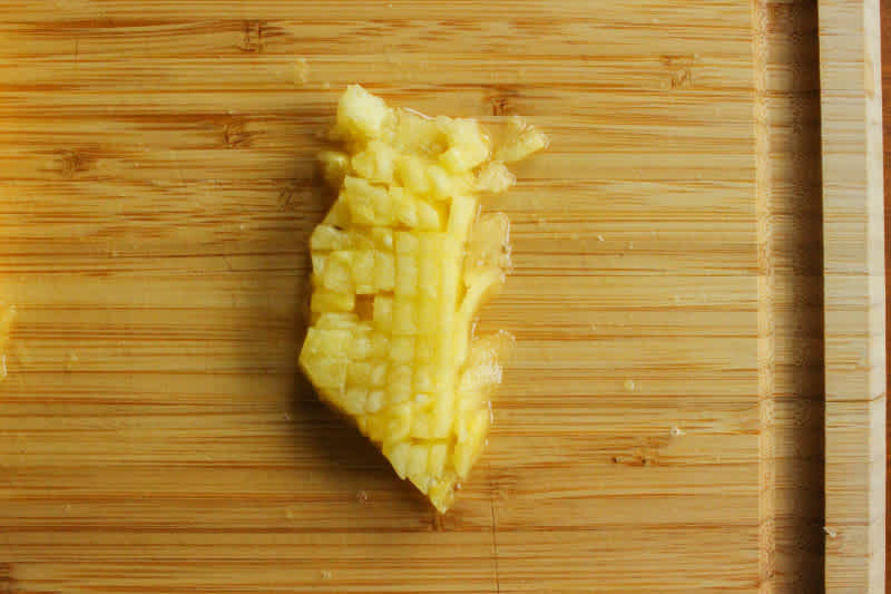 Minced pineapple