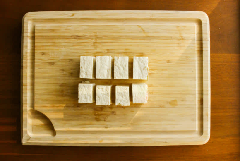 Tofu pieces