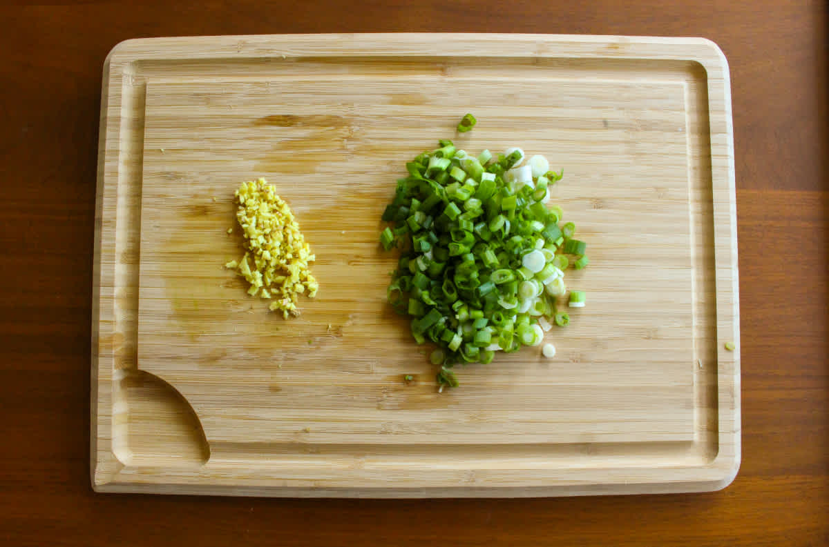 Green onion and ginger