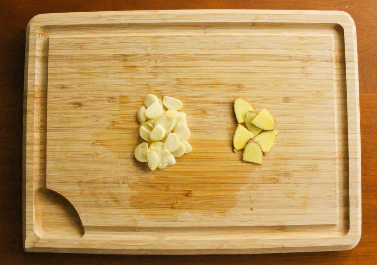 Garlic and ginger