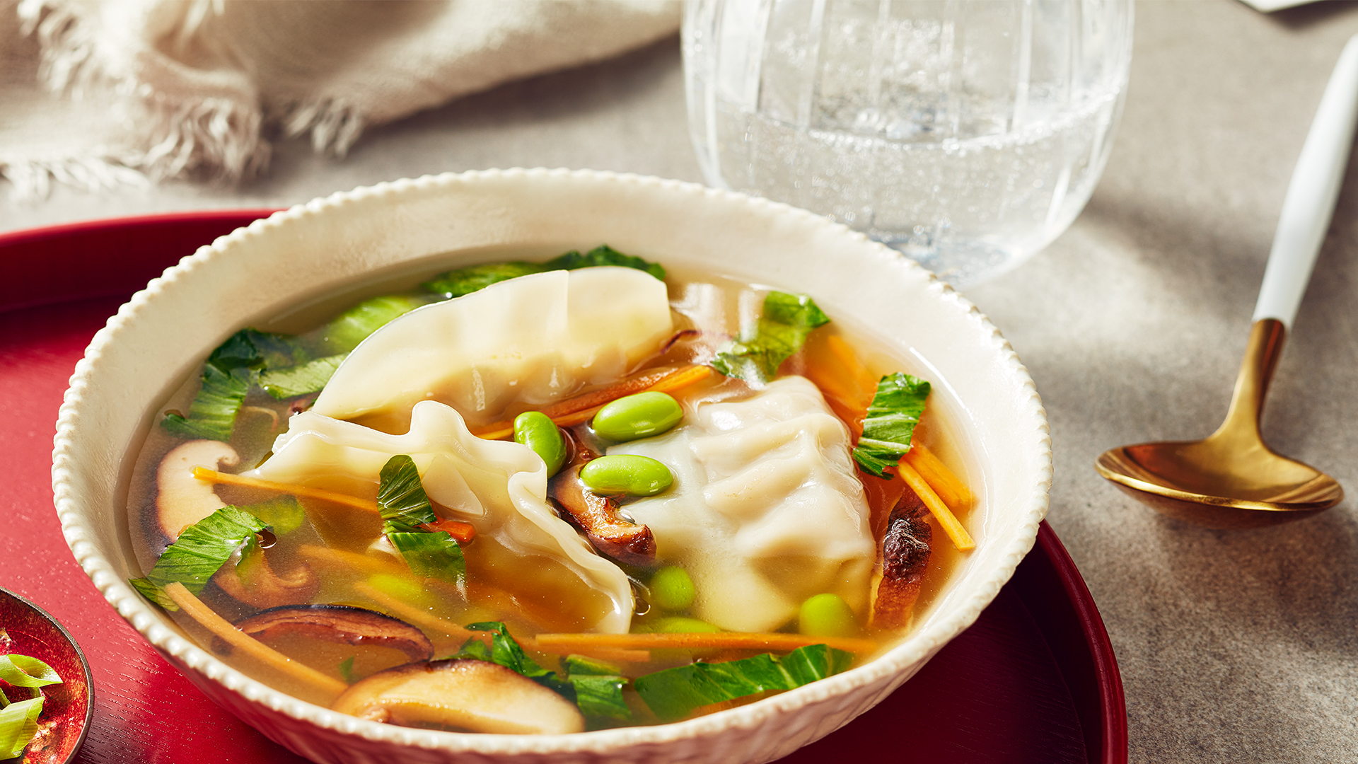 Chicken Potsticker Bone Broth Soup Chicken Potsticker Bone Broth Soup