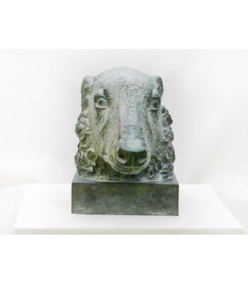 sculpture-bronze-chien-levrier-barzoi-strelkov-3