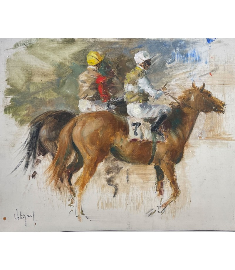 le-depart-chevaux-de-course-et-jockey-watrigant-2