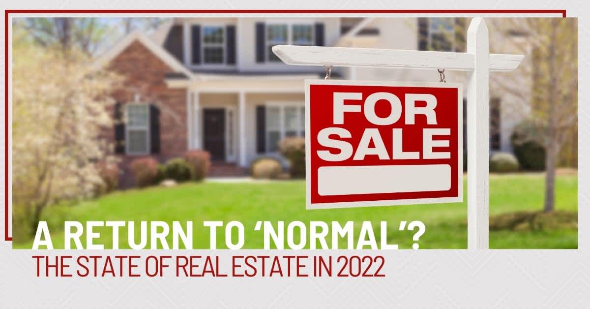 William W Whatley A Return to ‘Normal’? The State of Real Estate in 2022 Portfolio Image
