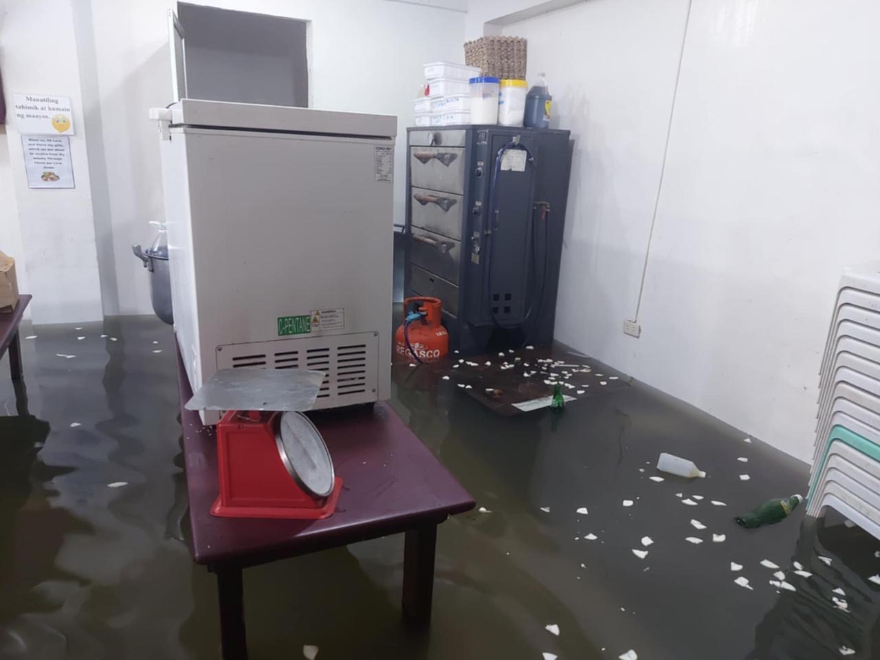 Flooding in Baseco Kitchen 4