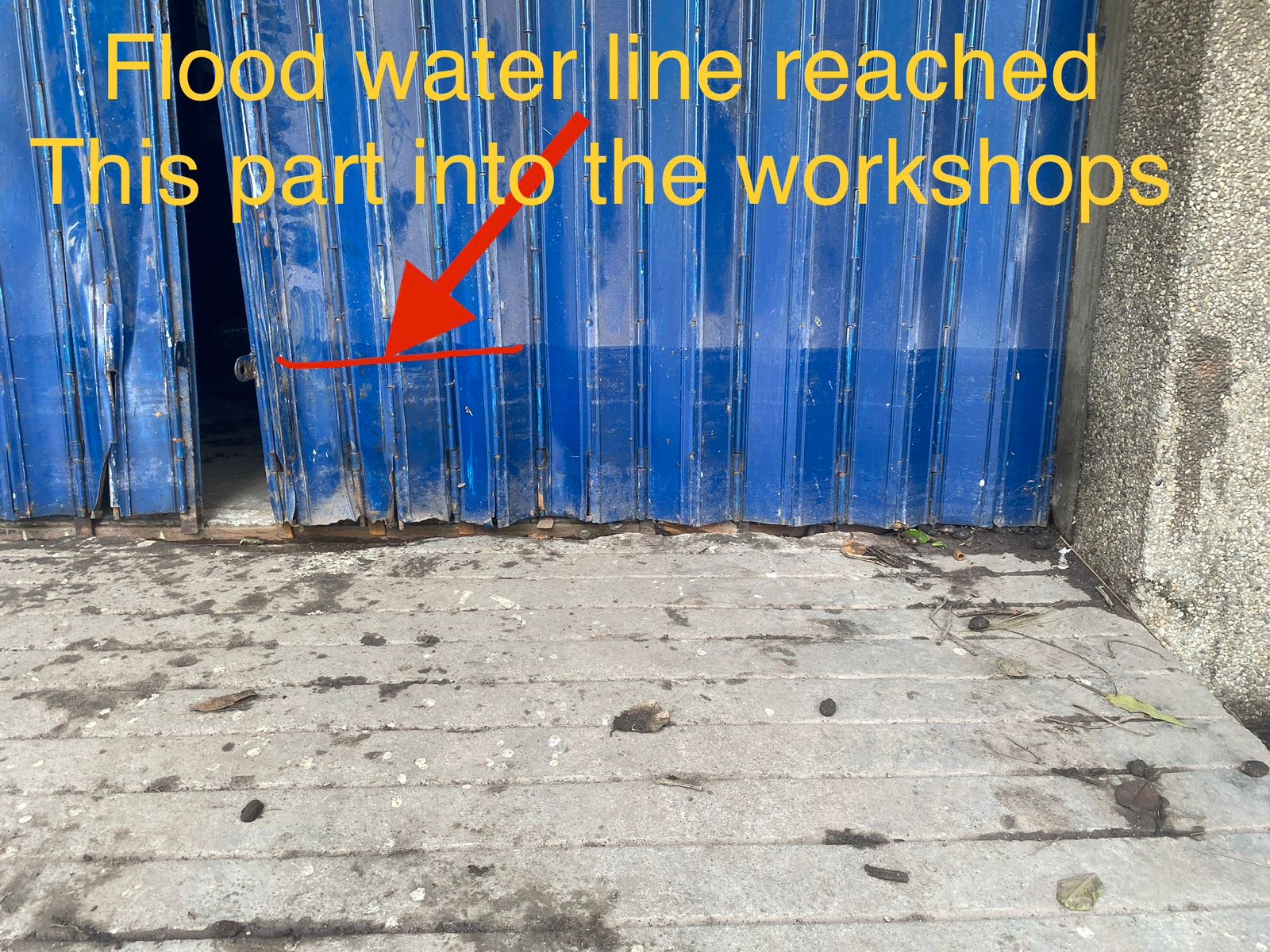 Flood Water Line 2 Aug 2024