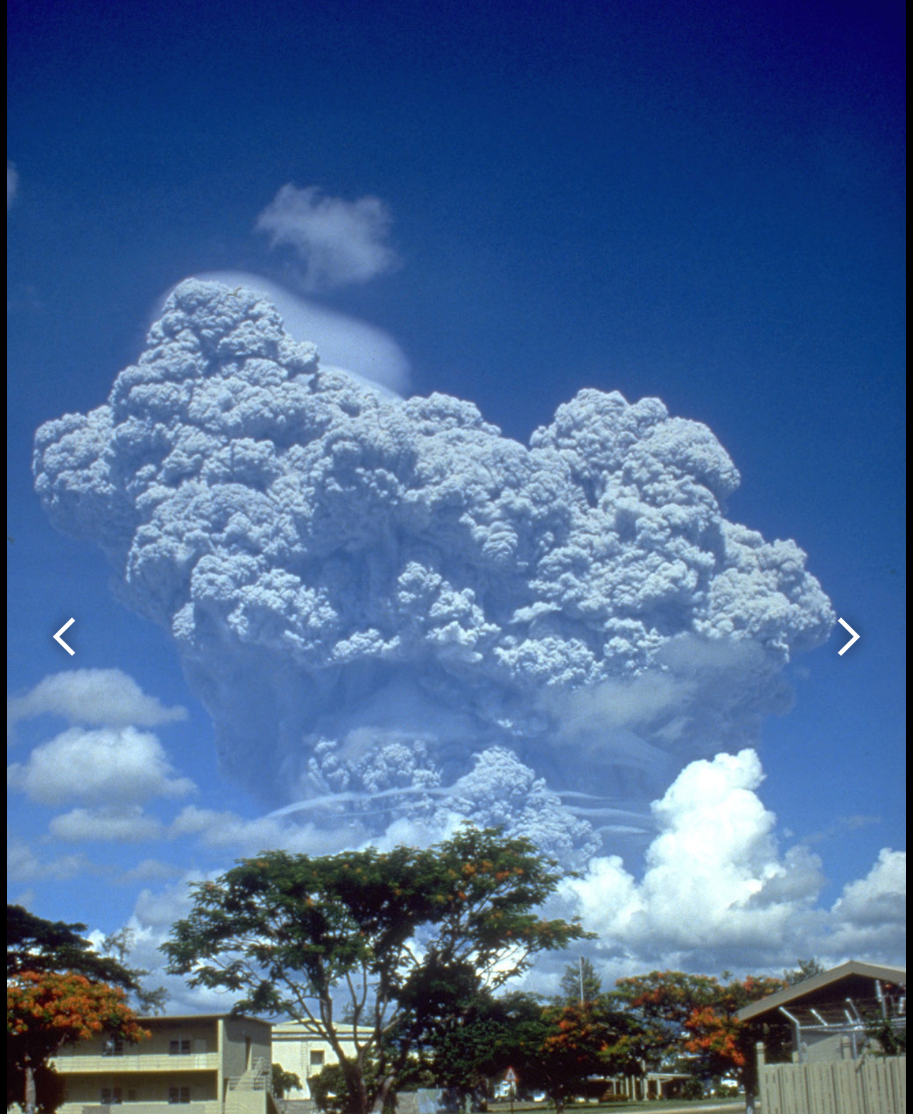 Pinatubo eruption in 1991