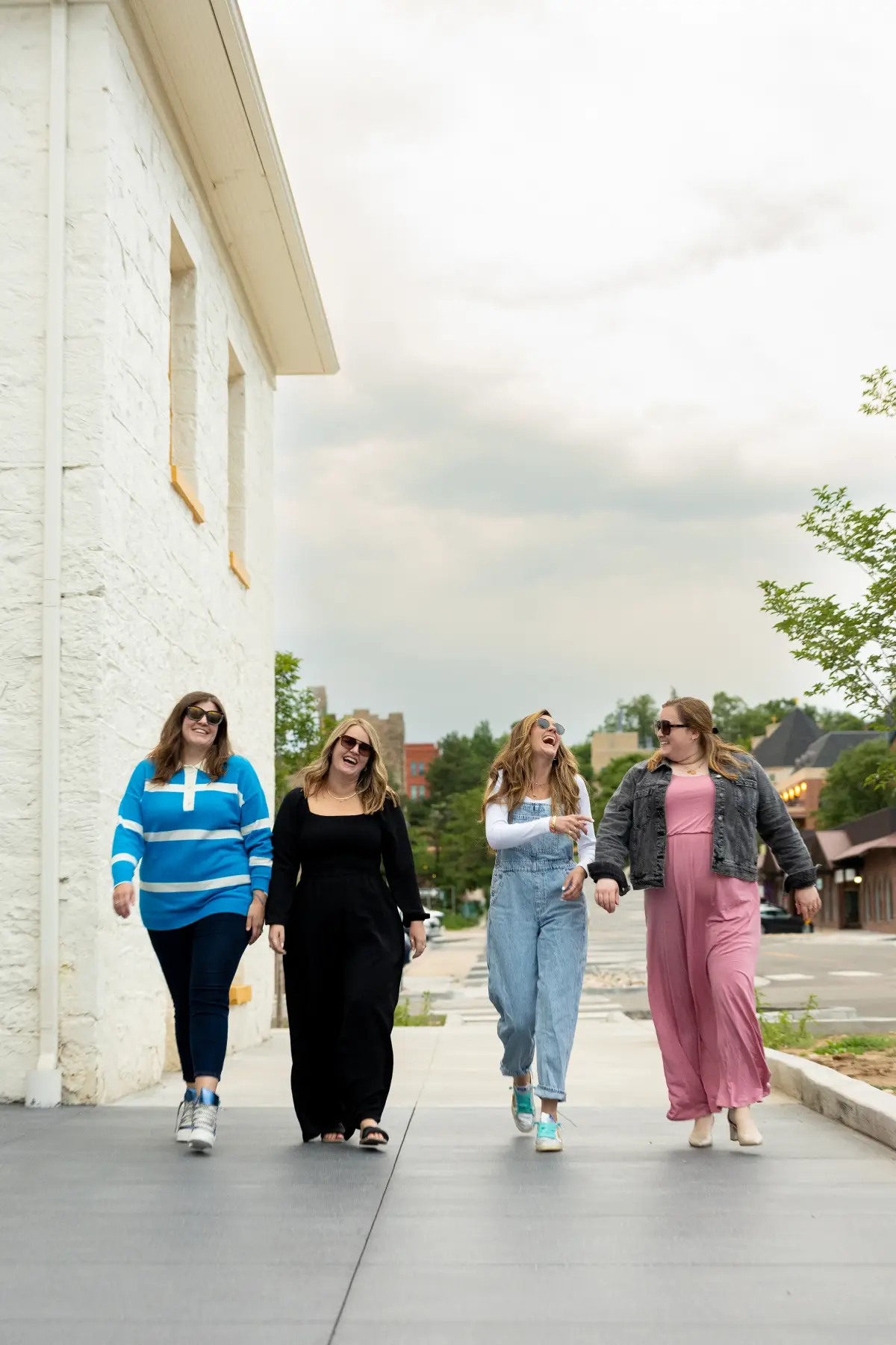 The Reputation Law Group team walking together in downtown Colorado