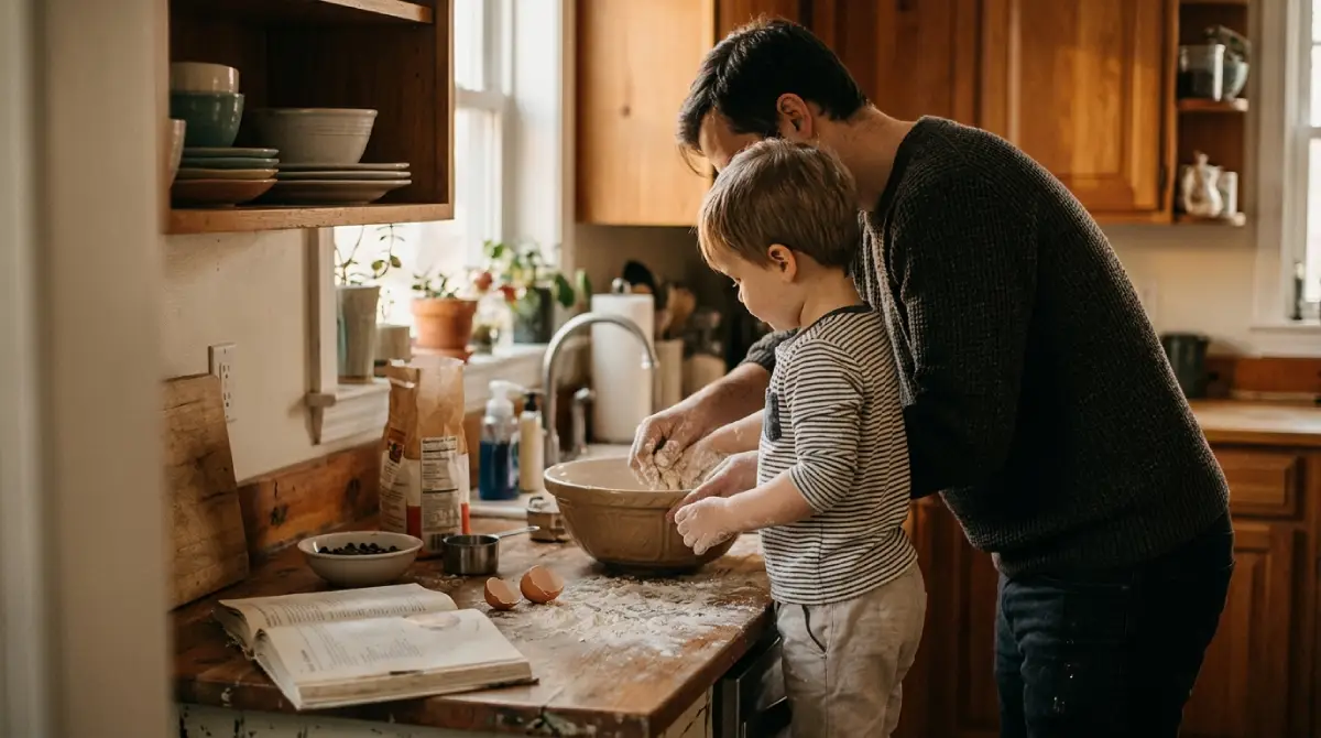 parent-child-quality-time-home