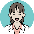 笑顔で満足そうな女性の薬剤師