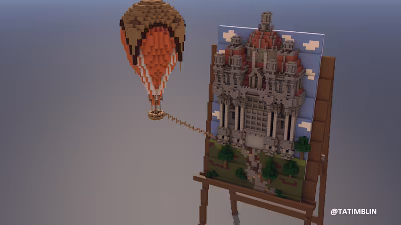 Minecraft easel
