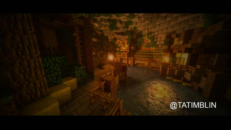Minecraft cave port
