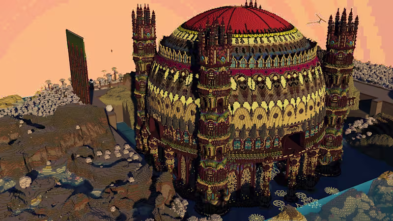 Malice conjured fantasy Minecraft city