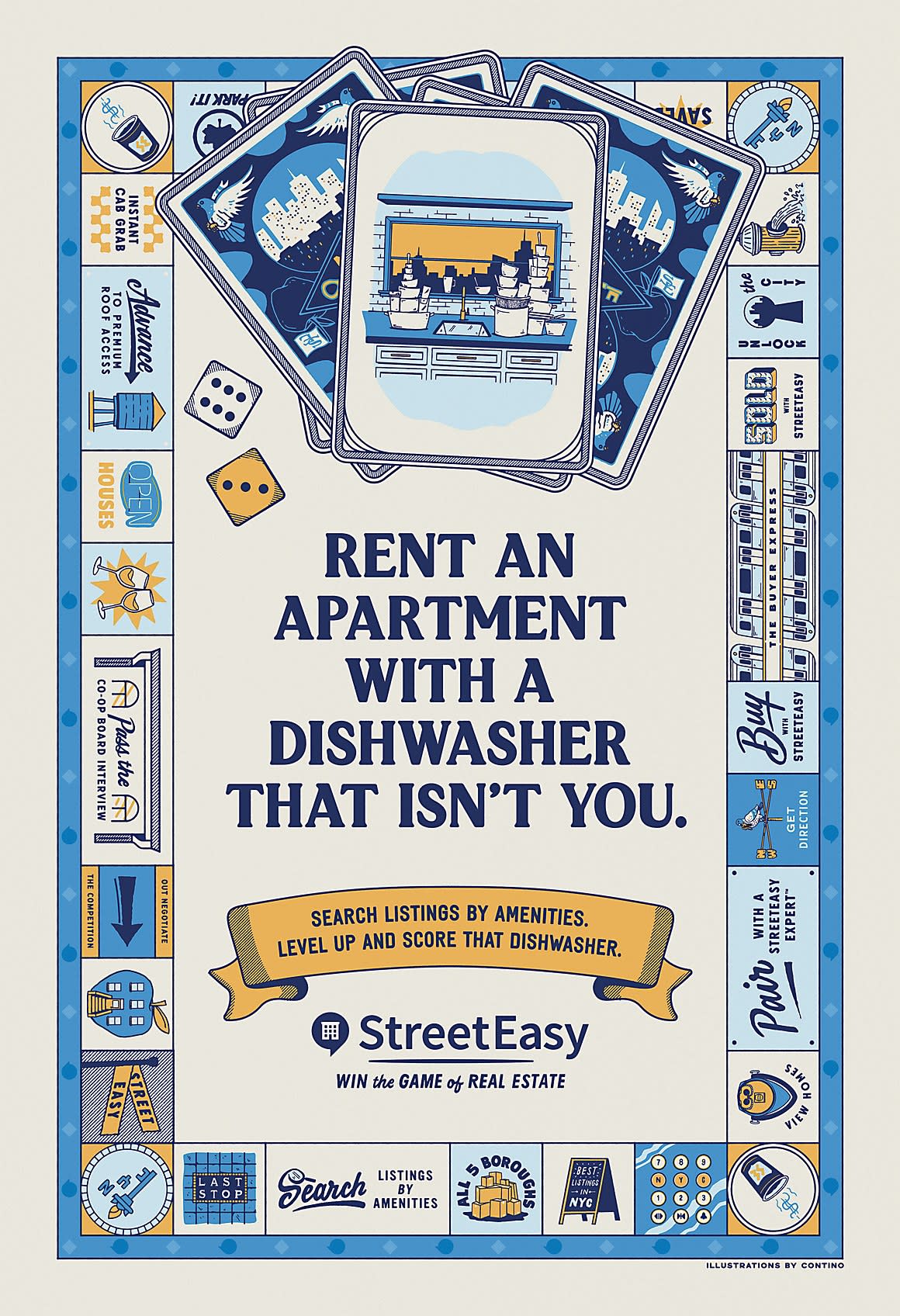 StreetEasy GameBoard DishwasherCards 01
