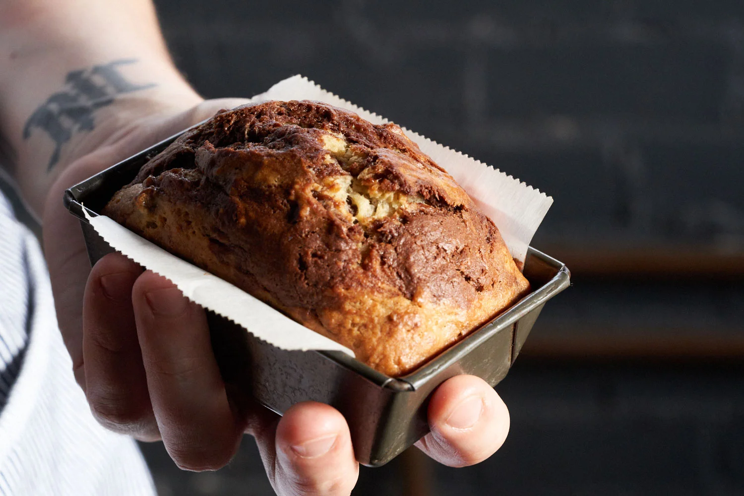 Choco-Canna Swirl Banana Bread Details