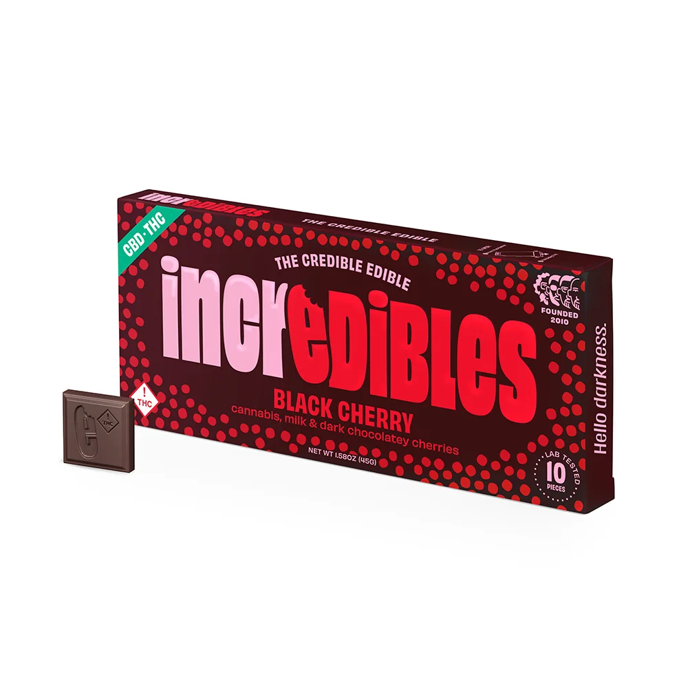 incredibles 1:1 Black Cherry Dark Chocolate Bar