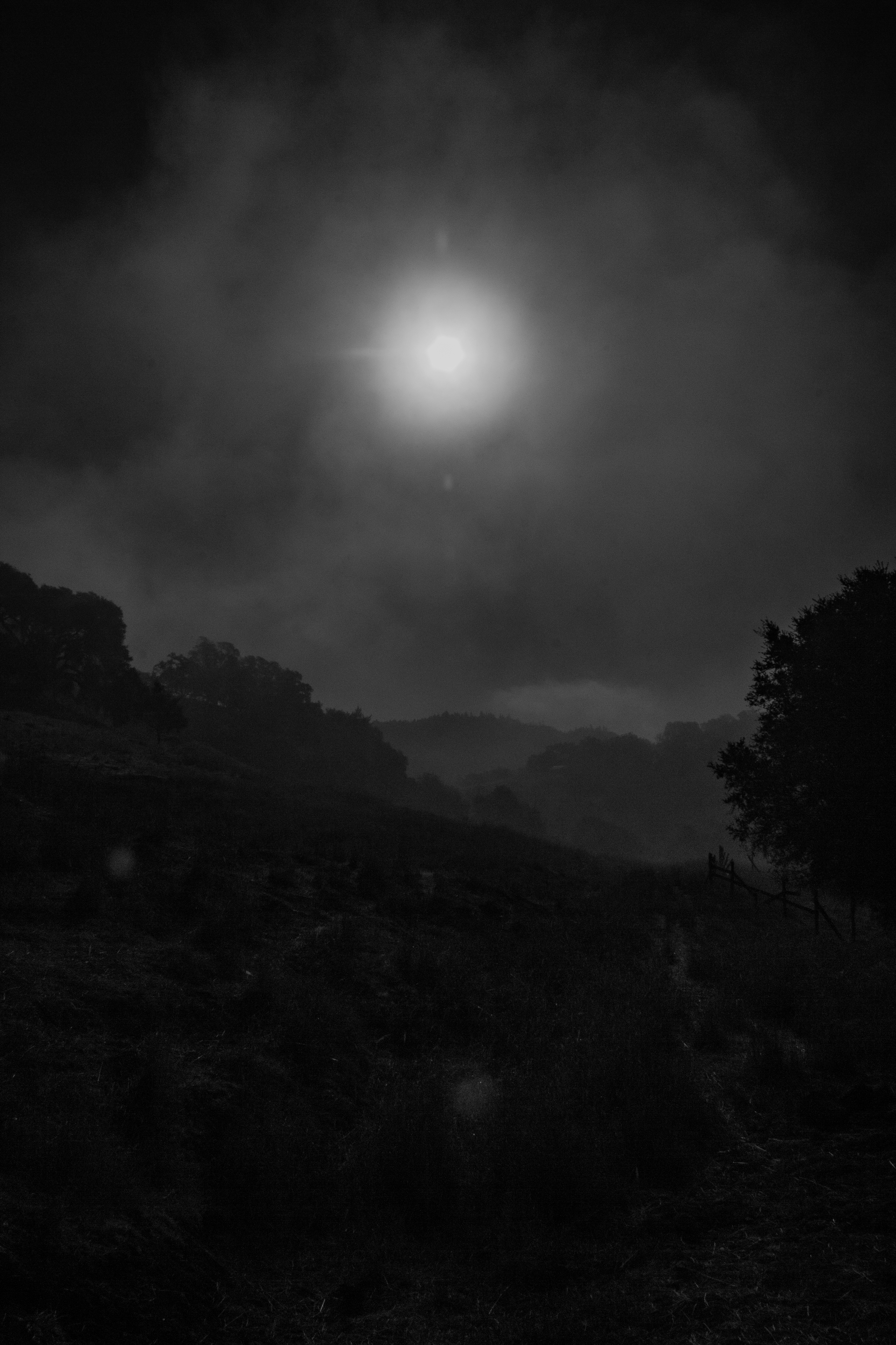 A photograph of some hills.