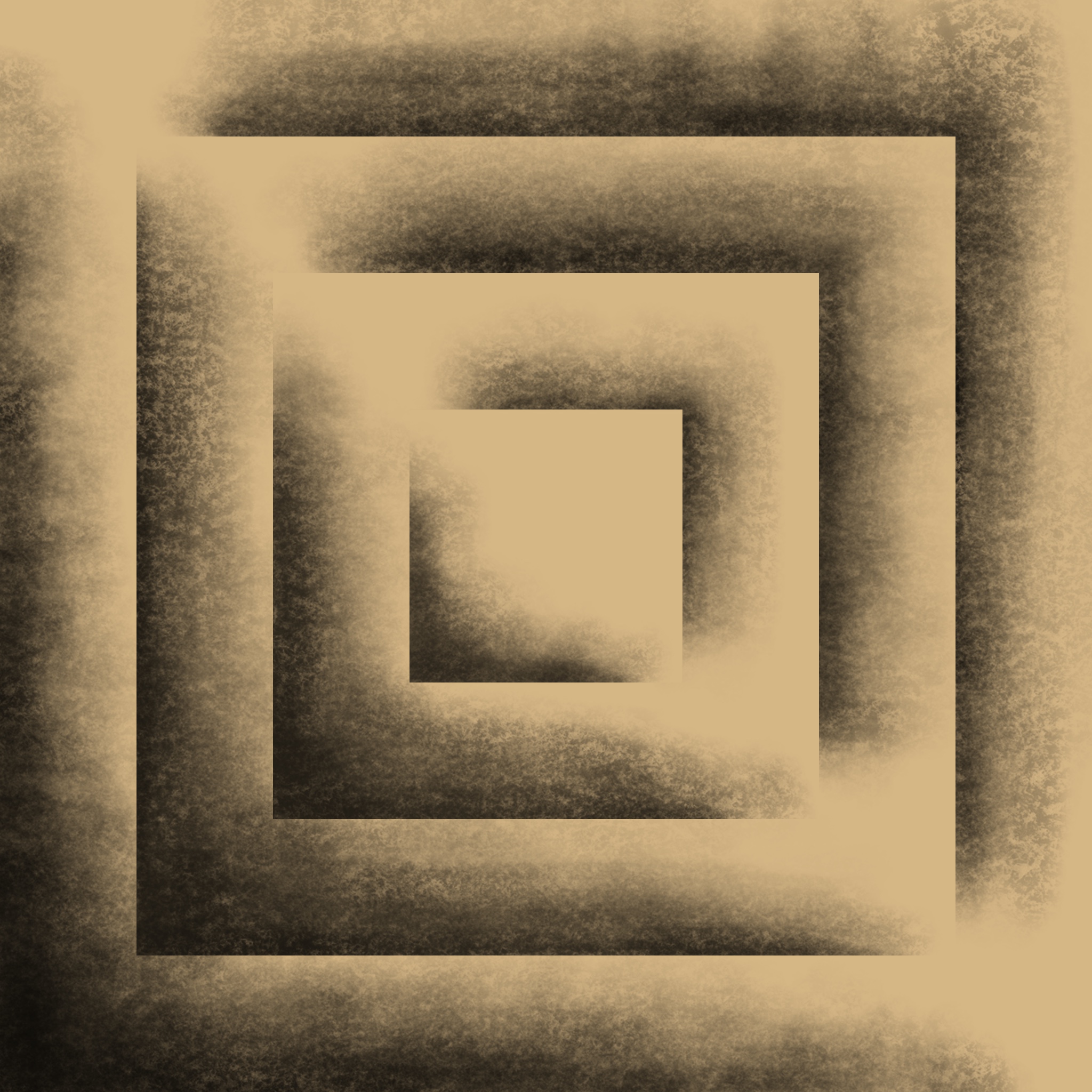 A drawing of consecutive square layers.
