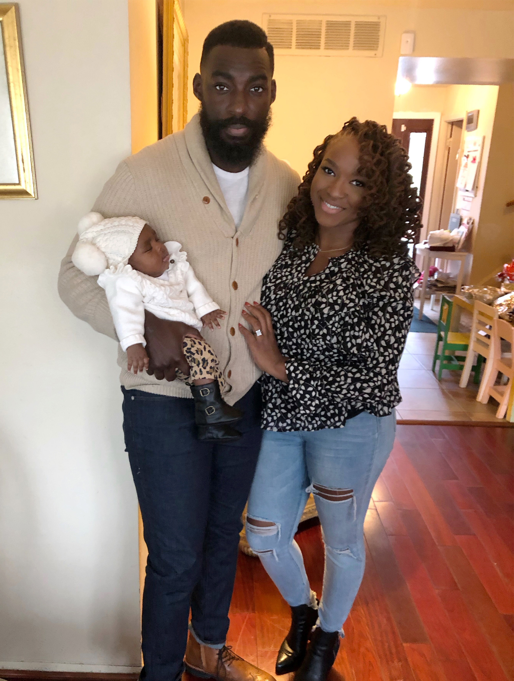 Chef Eric Adjepong with family