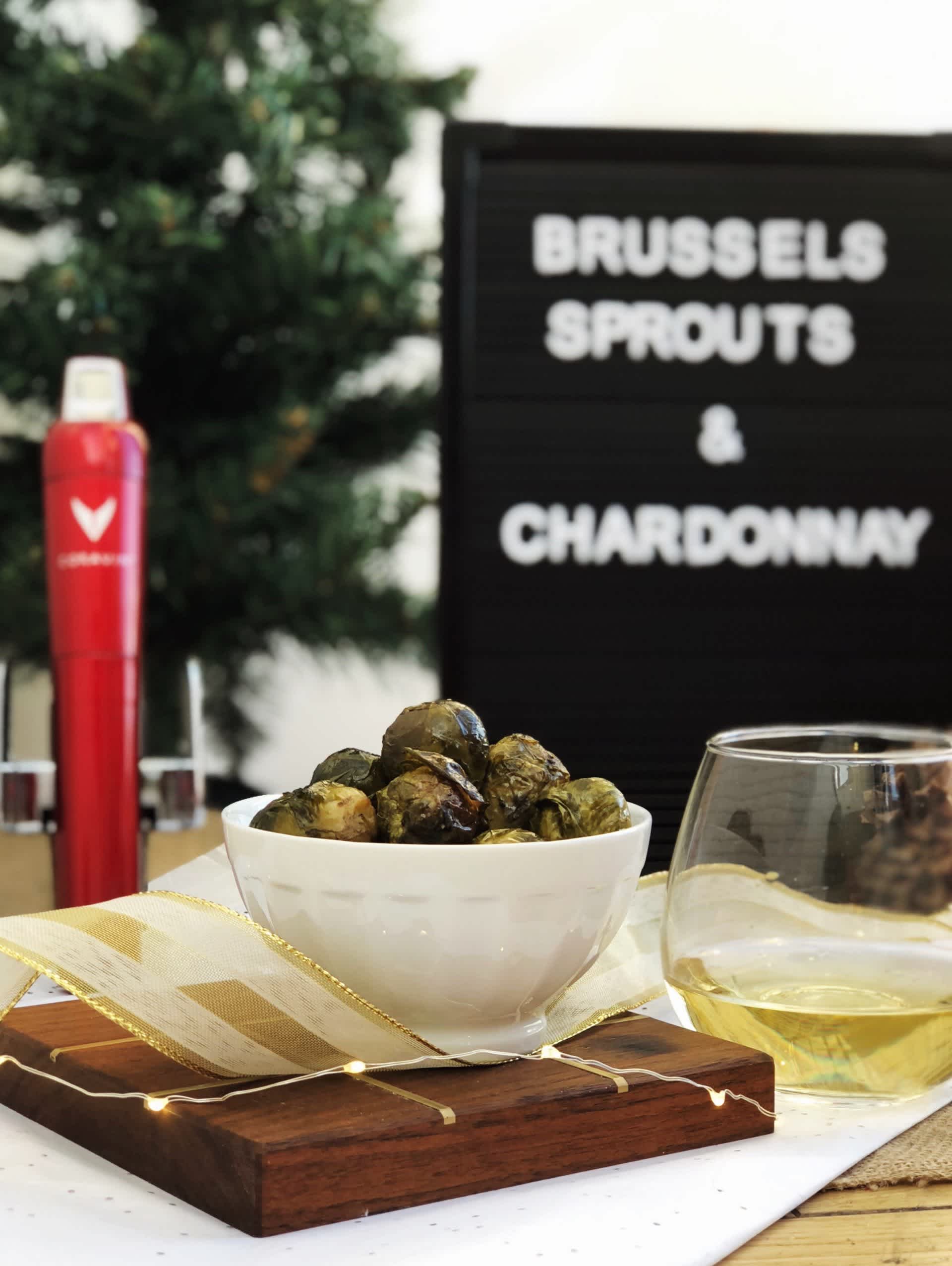 christmas wine pairings brussels sprouts and chardonnay