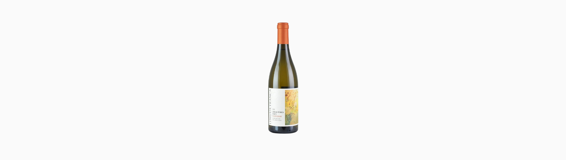 Wine bottle of Lingua Franca Estate Chardonnay 2018 (Eola-Amity Hills)