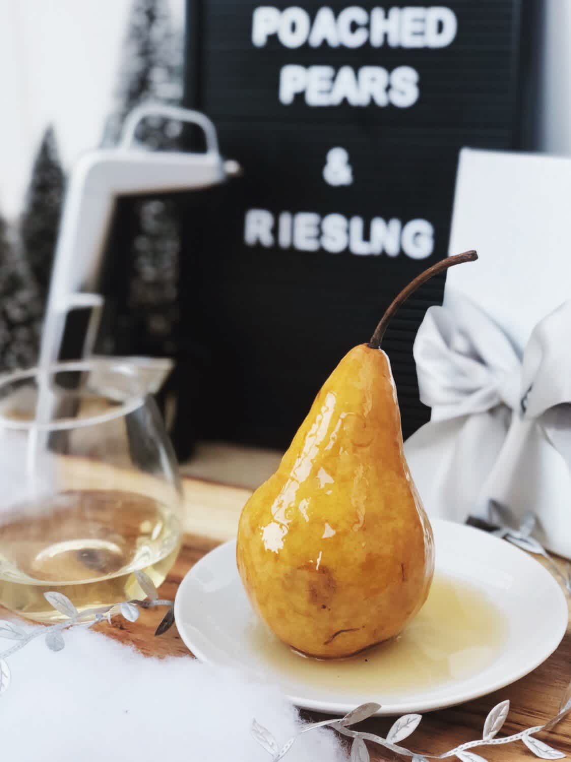 christmas wine pairings poached pair and riesling