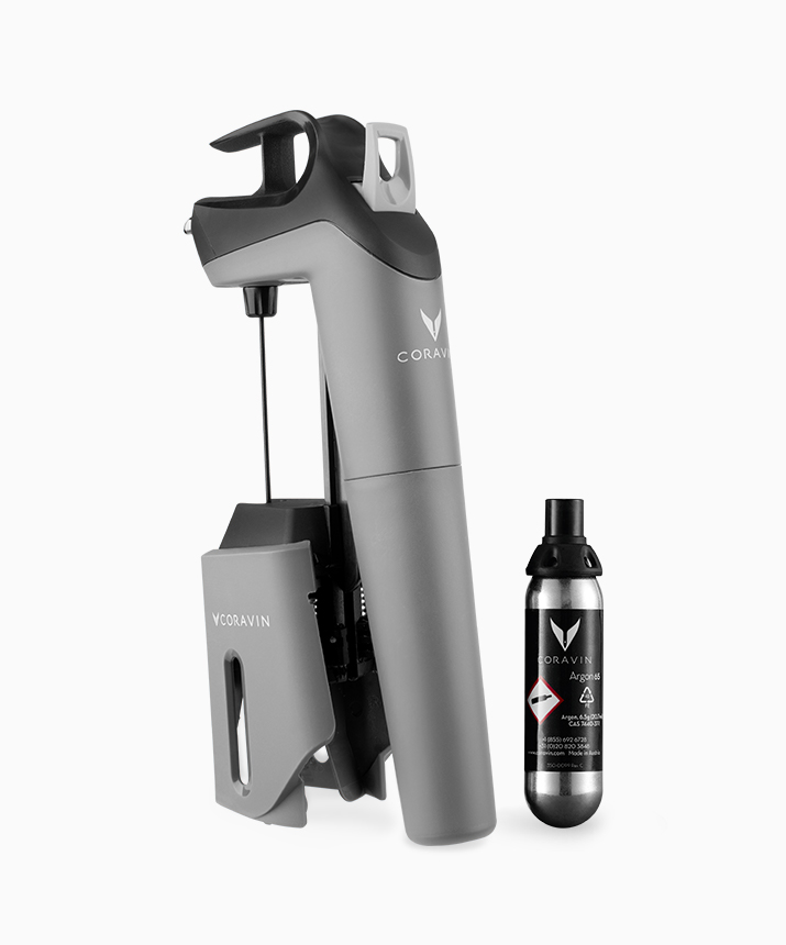 Pour wine without pulling the cork with Coravin Timeless.