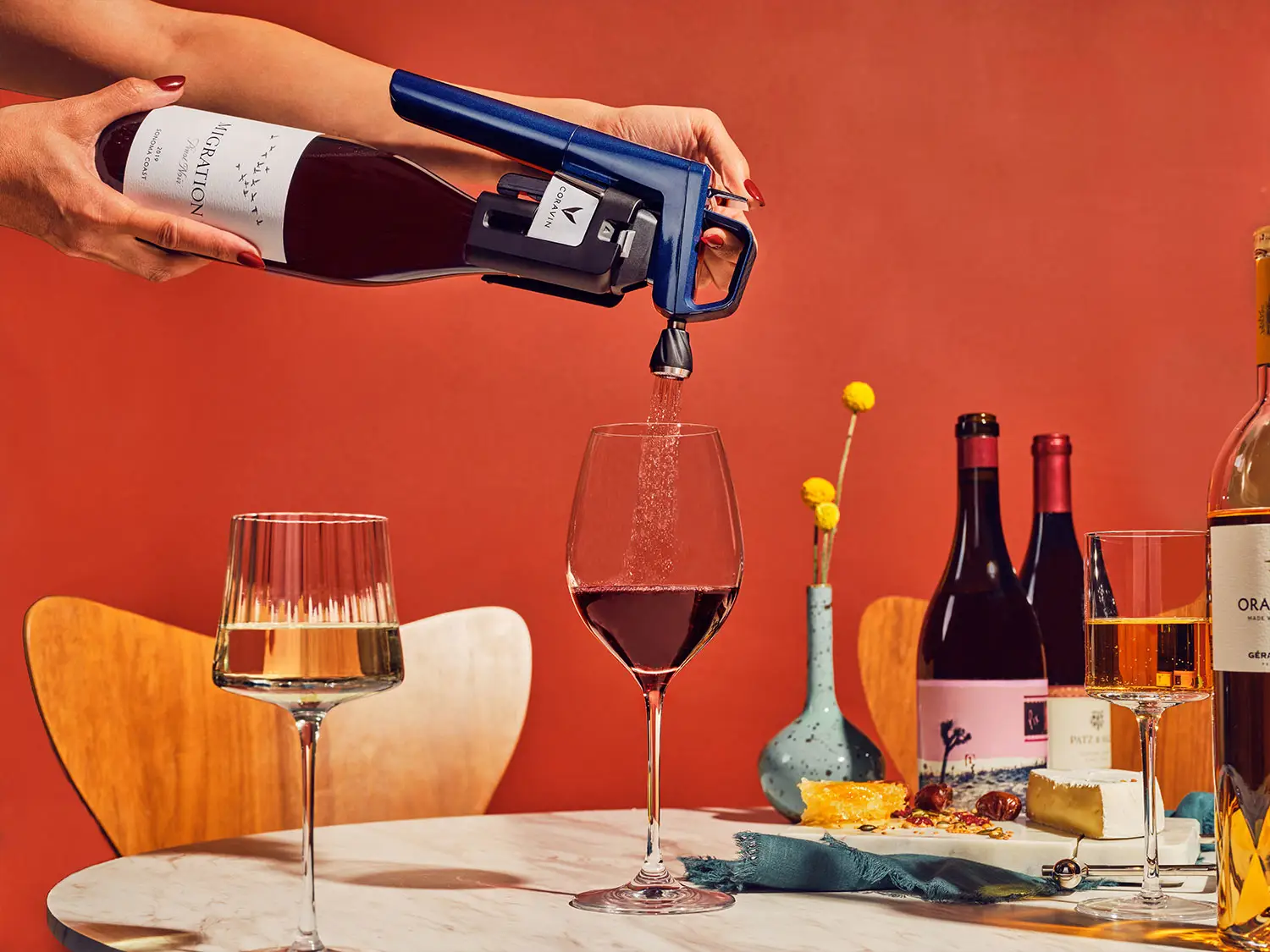 Pour wine without pulling the cork with Coravin Timeless. | Coravin