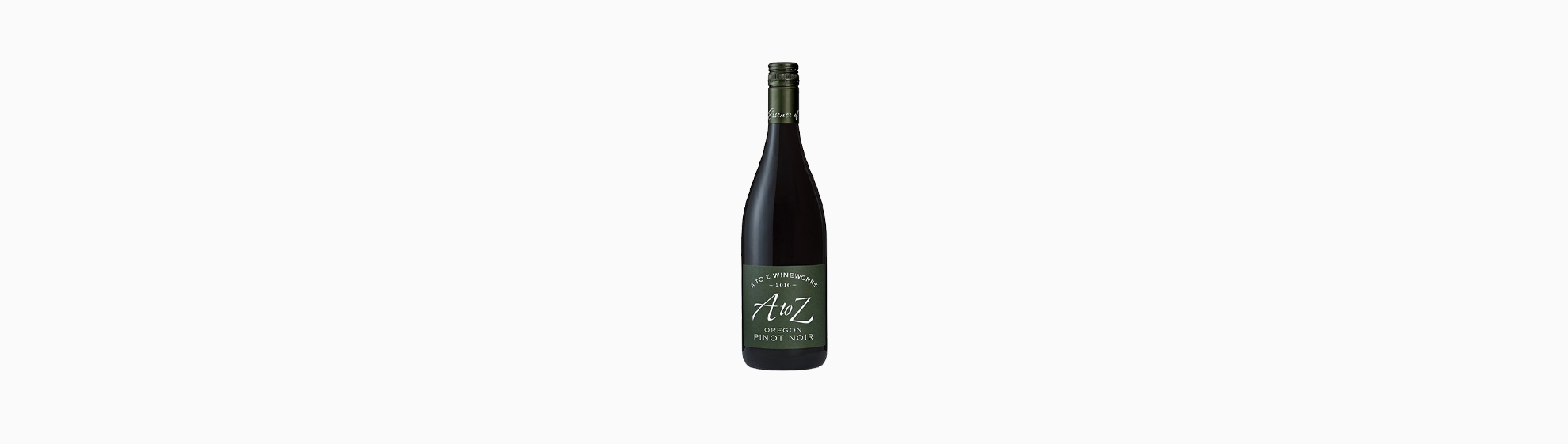 Wine bottle of A to Z Oregon Pinot Noir 2016