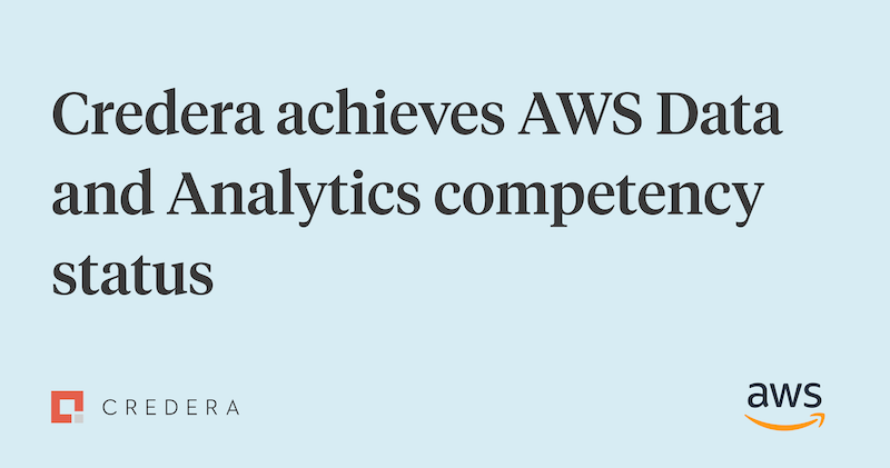 Credera achieves the AWS Data and Analytics competency status
