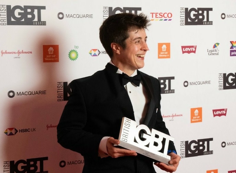 Kim Warren wins Future Leader award at the British LGBT Awards 2022
