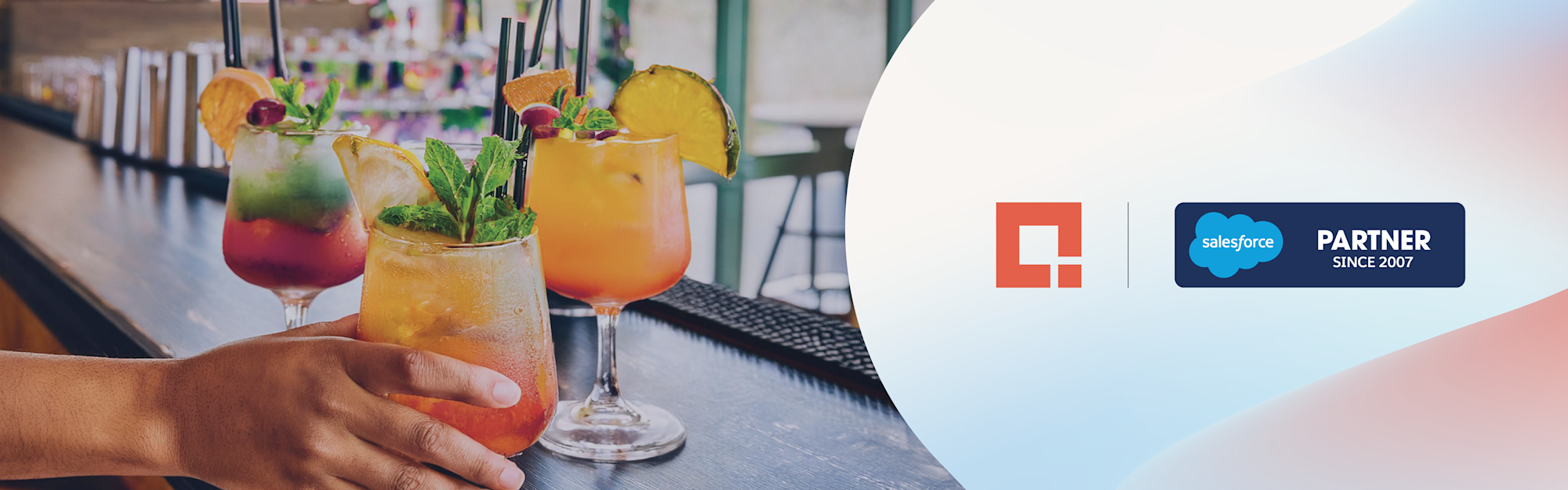 Credera networking drinks after Heart of Service Summit Hero Image