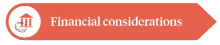 Financial considerations