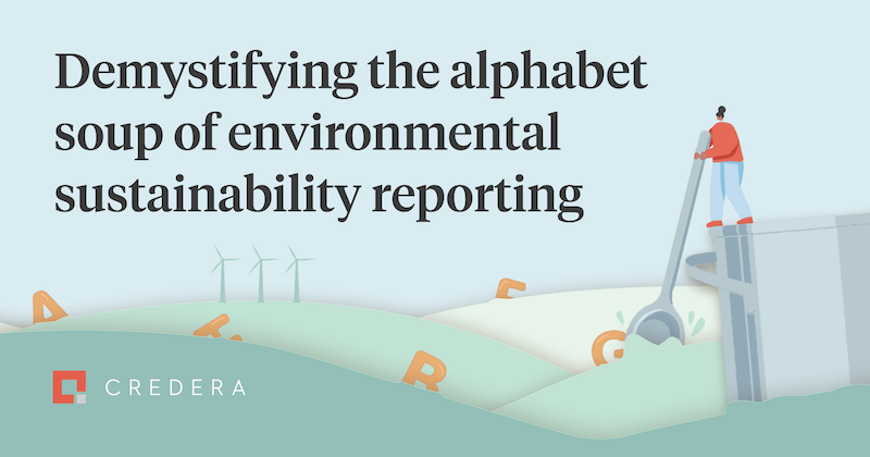 Demystifying the alphabet soup of environmental sustainability reporting