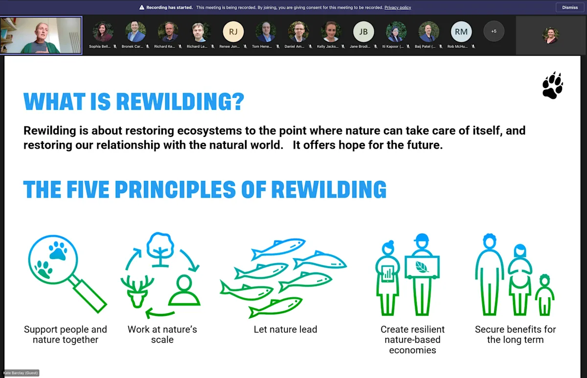Rewilding talk
