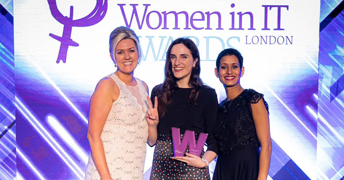 Naya Giannakopoulou wins Business Role Model of the Year at The Women in IT Awards 2020