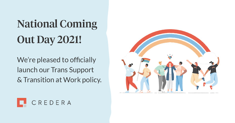 National Coming Out Day: Credera’s Trans Support and Transition at Work policy