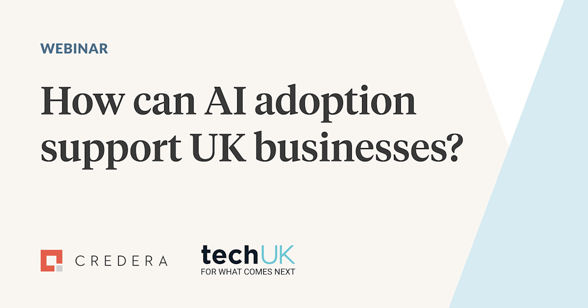 techUK webinar: Putting AI Into Action on 'AI readiness' featuring Credera’s Varun Sarin