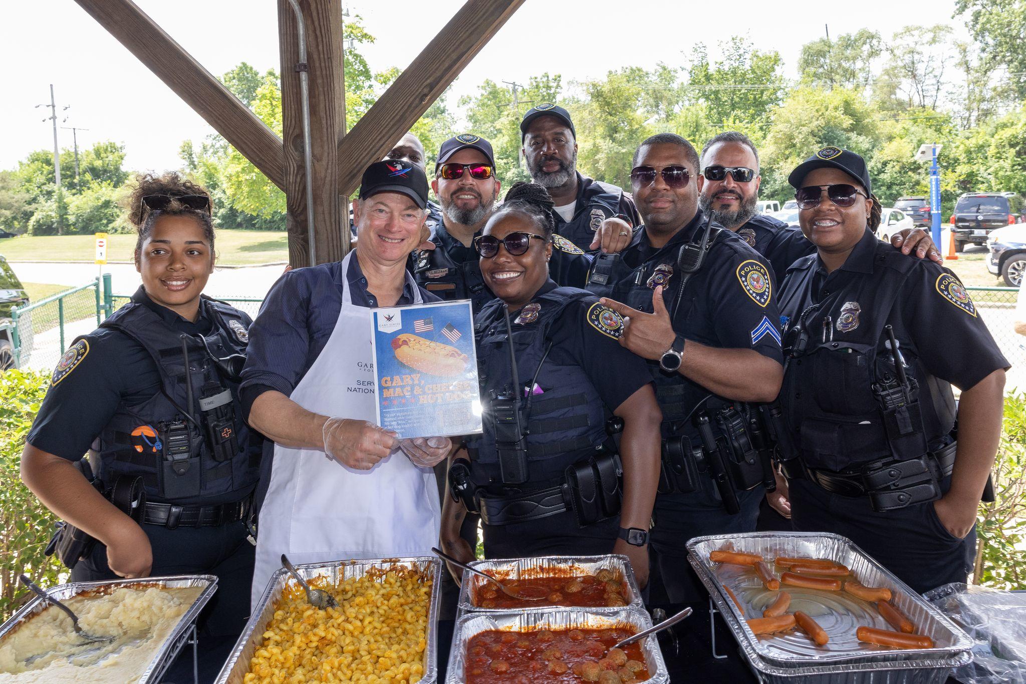 Gary Sinise Serves 1 Millionth Serving Heroes Meal on 4th of July