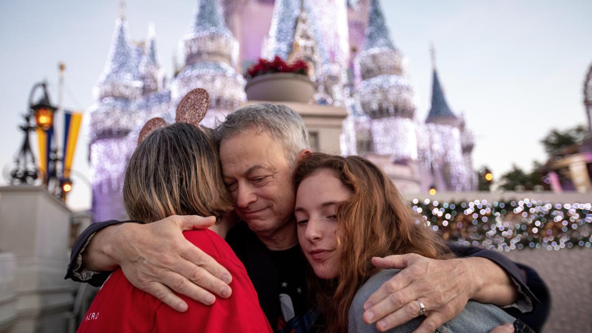 Gary Hugging Disneyworld
